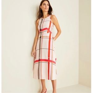 Ann Taylor Pink Plaid dress